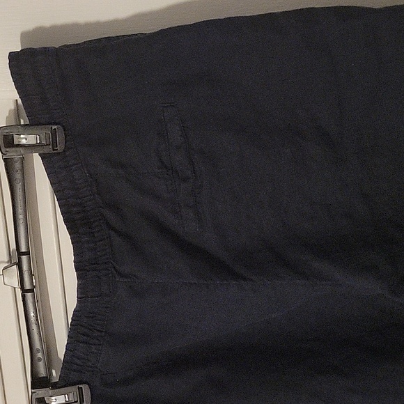 Navy linen pants - Picture 4 of 7